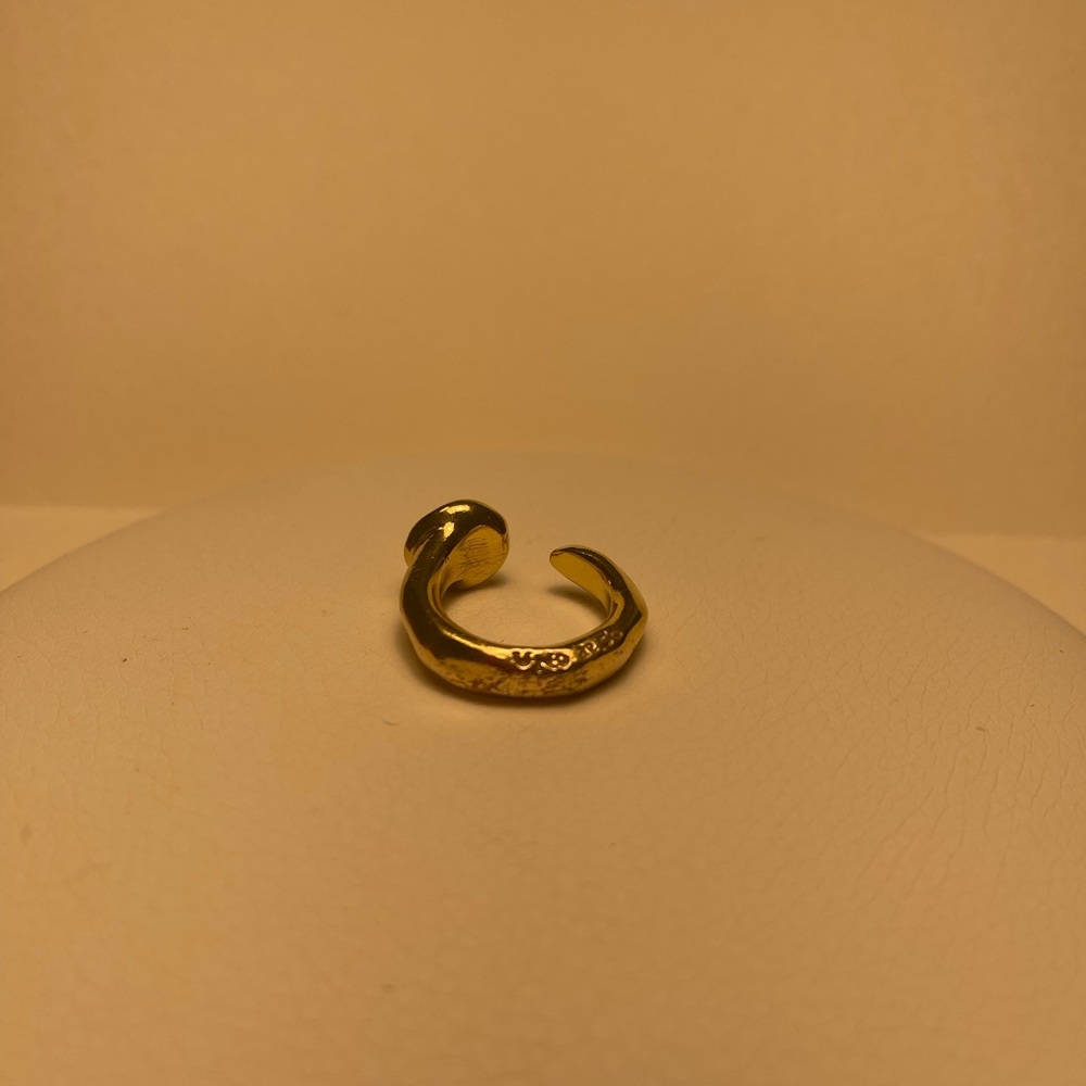 UNOde50 Gold-tone NAIL CLAVO RING - Picture 4 of 6